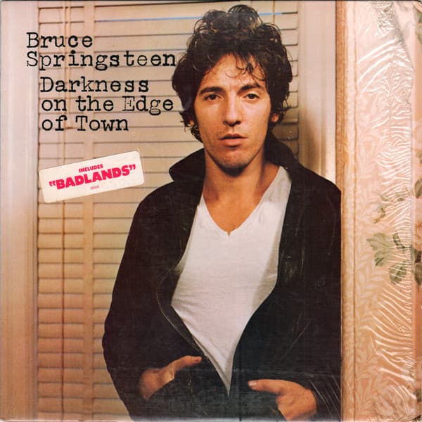Bruce Springsteen – Darkness On The Edge Of Town vinyl cover art