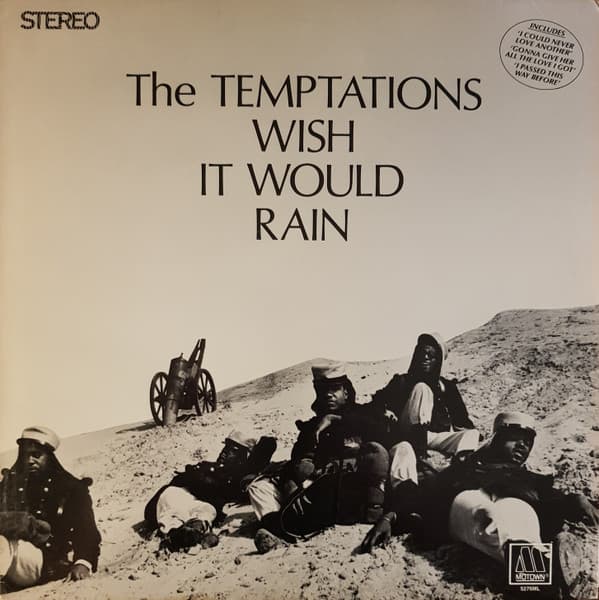 The Temptations – Wish It Would Rain vinyl cover art