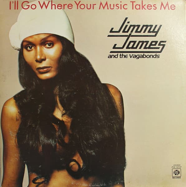 Jimmy James & The Vagabonds – I'Ll Go Where Your Music Takes Me vinyl cover art