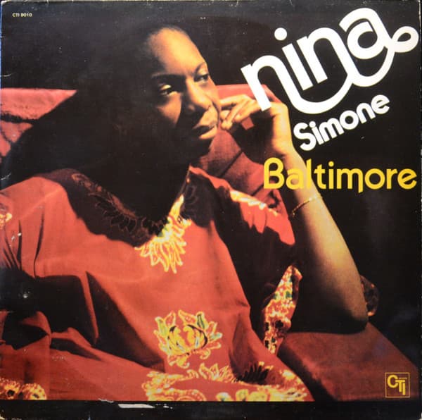 Nina Simone – Baltimore vinyl cover art