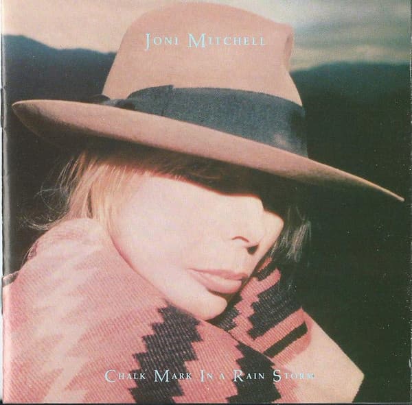 Joni Mitchell – Chalk Mark In A Rain Storm vinyl cover art