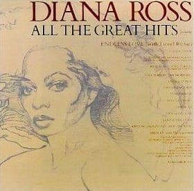 Diana Ross – All The Great Hits vinyl cover art