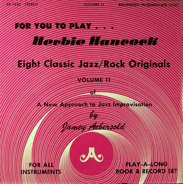 Jamey Aebersold – Herbie Hancock - Eight Classic Jazz/Rock Originals vinyl cover art
