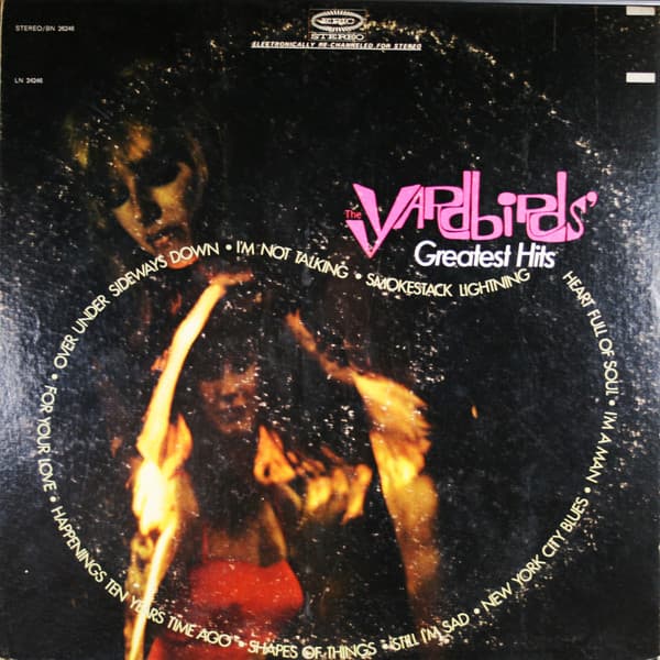 The Yardbirds – The Yardbirds' Greatest Hits vinyl cover art
