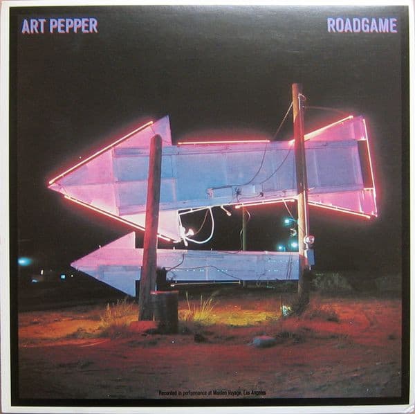 Art Pepper – Roadgame vinyl cover art