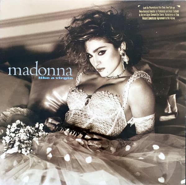 Madonna – Like A Virgin vinyl cover art