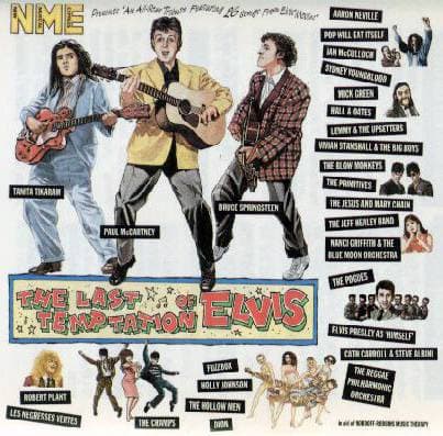 Various – The Last Temptation Of Elvis vinyl cover art