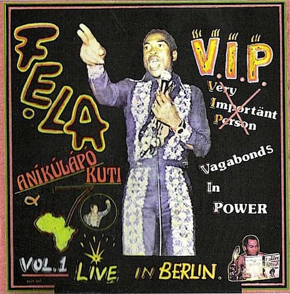Fela Kuti – Authority Stealing vinyl cover art