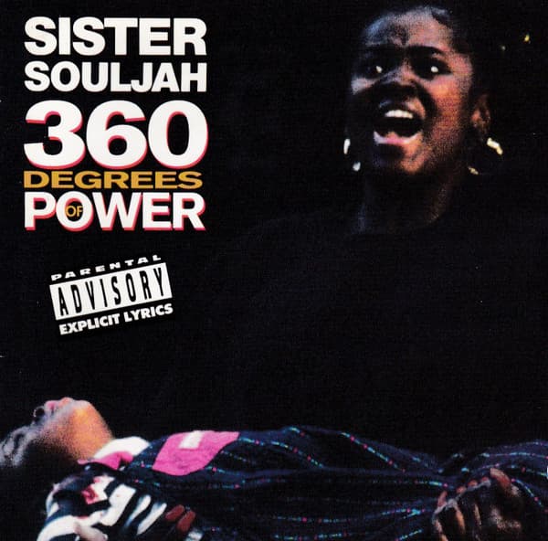 Sister Souljah – 360 Degrees Of Power vinyl cover art