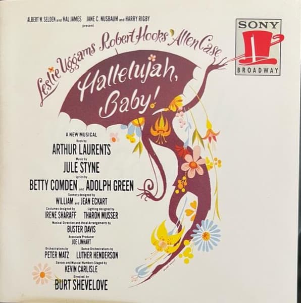 Leslie Uggams, Robert Hooks, Allen Case – Hallelujah, Baby! (Original Broadway Cast) vinyl cover art