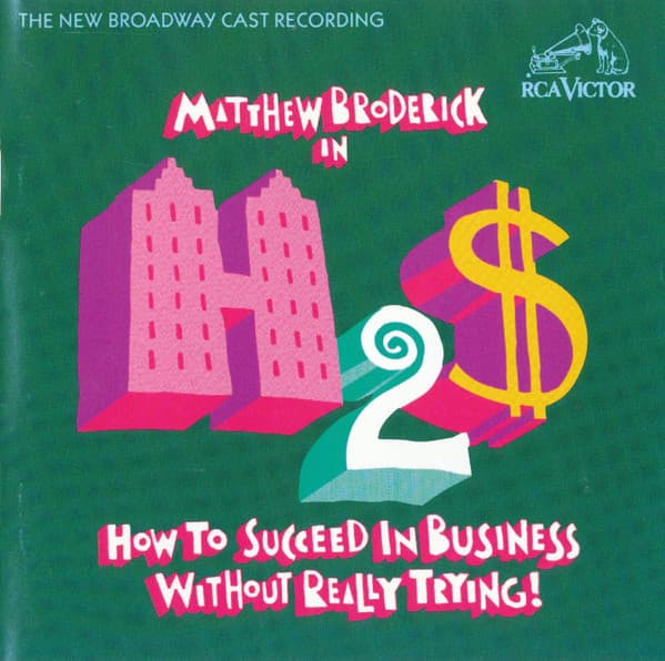 Matthew Broderick Frank Loesser – How To Succeed In Business Without Really Trying vinyl cover art