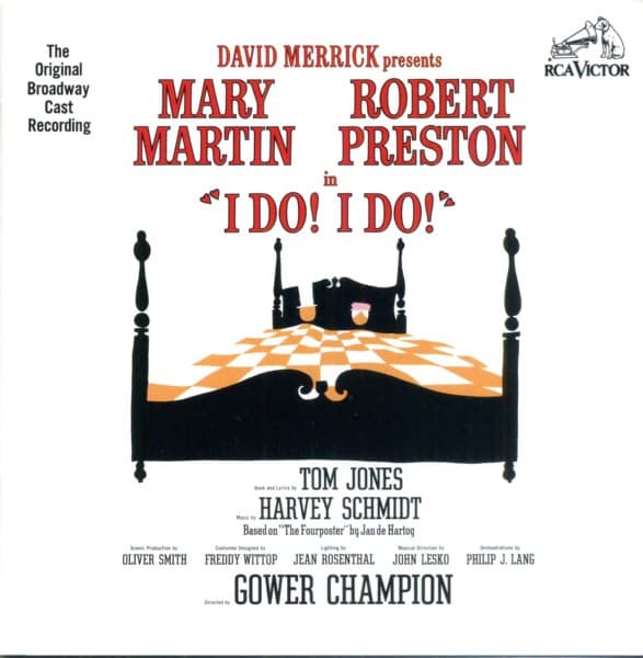 Robert Preston (3) Mary Martin – "I Do! I Do!" vinyl cover art