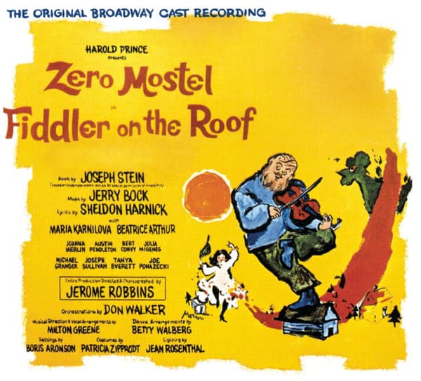 "Fiddler On The Roof" Original Broadway Cast – Fiddler On The Roof vinyl cover art