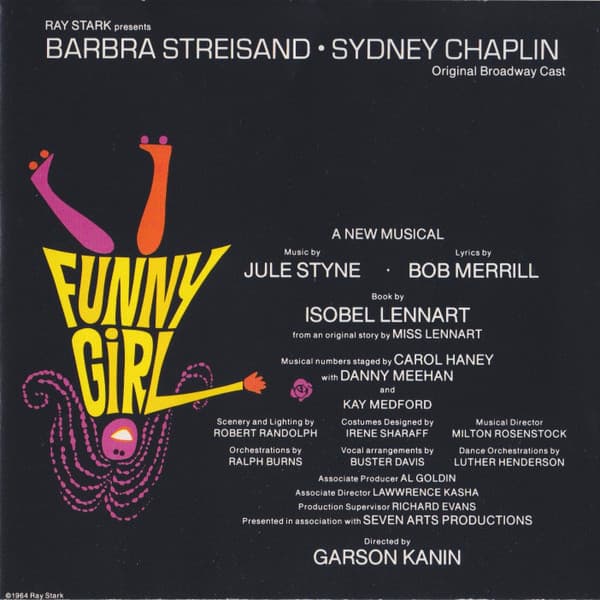 Sydney Chaplin Barbra Streisand – Funny Girl (Original Broadway Cast) vinyl cover art