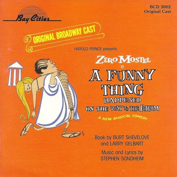 "A Funny Thing Happened On The Way To The Forum" Original Broadway Cast – A Funny Thing Happened On The Way To The Forum vinyl cover art
