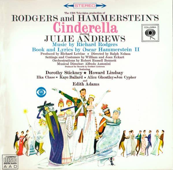 Rodgers & Hammerstein Julie Andrews – Cinderella (Original Television Cast) vinyl cover art