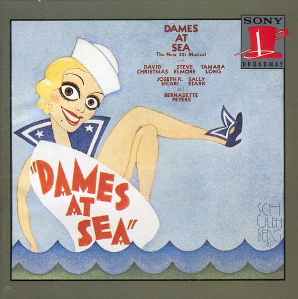 Jim Wise, George Haimsohn, Robin Miller (3) – Dames At Sea (Original Off-Broadway Cast) vinyl cover art