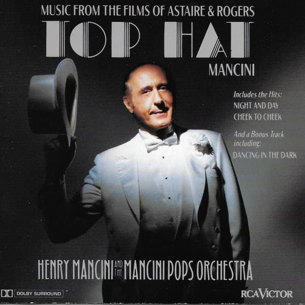 The Mancini Pops Orchestra Henry Mancini – Top Hat vinyl cover art