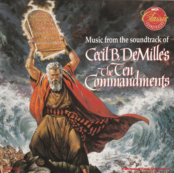 Elmer Bernstein – Music From The Soundtrack Of Cecil B. Demille'S "The Ten Commandments" vinyl cover art