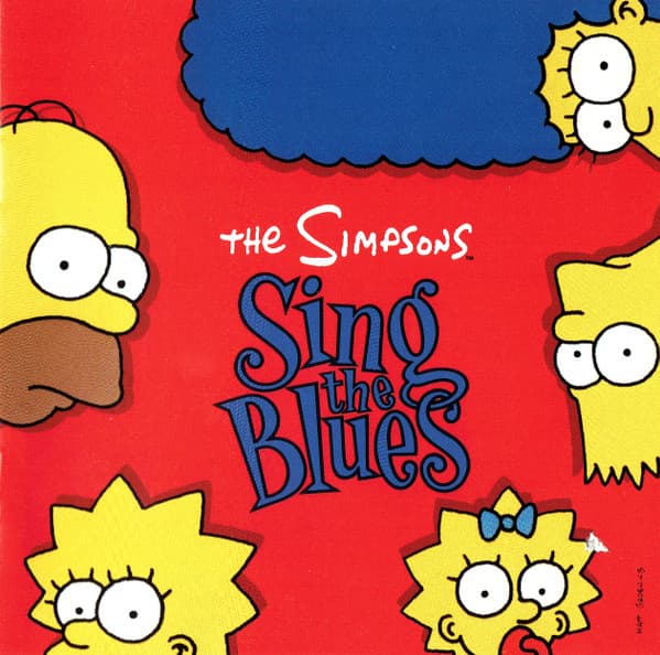 The Simpsons – The Simpsons Sing The Blues vinyl cover art
