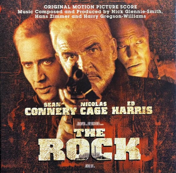 Nick Glennie-Smith, Hans Zimmer, Harry Gregson-Williams – The Rock (Original Motion Picture Score) vinyl cover art