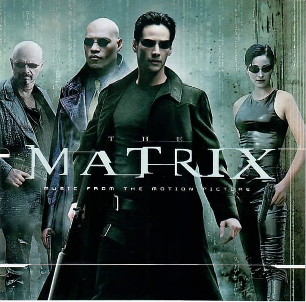 Various – The Matrix (Music From The Motion Picture) vinyl cover art