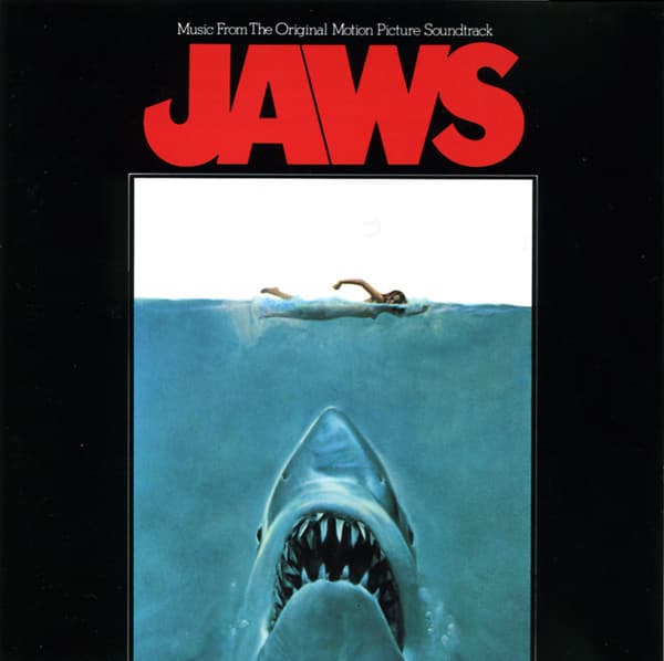 John Williams (4) – Jaws (Music From The Original Motion Picture Soundtrack) vinyl cover art