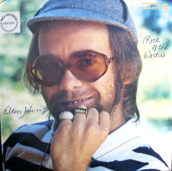 Elton John – Rock Of The Westies vinyl cover art