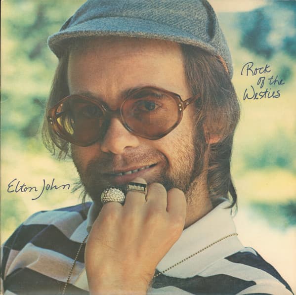 Elton John – Rock Of The Westies vinyl cover art