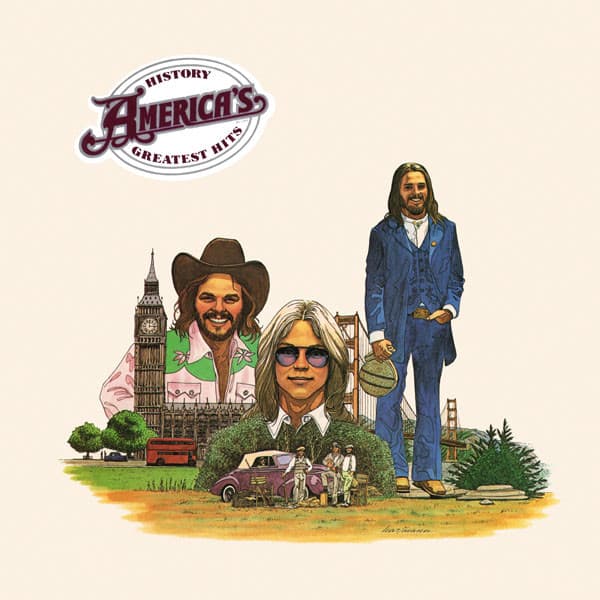 America (2) – History - America'S Greatest Hits vinyl cover art