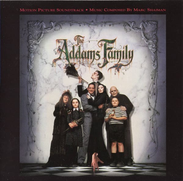 Marc Shaiman – The Addams Family (Motion Picture Soundtrack) vinyl cover art