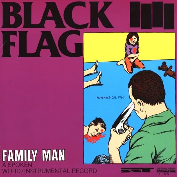 Black Flag – Family Man vinyl cover art