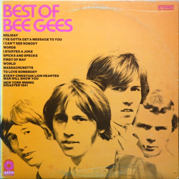 Bee Gees – Best Of Bee Gees vinyl cover art