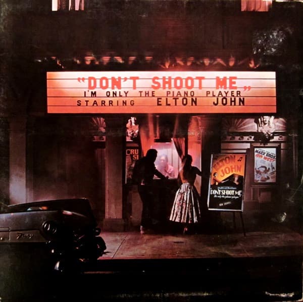 Elton John – Don'T Shoot Me I'M Only The Piano Player vinyl cover art