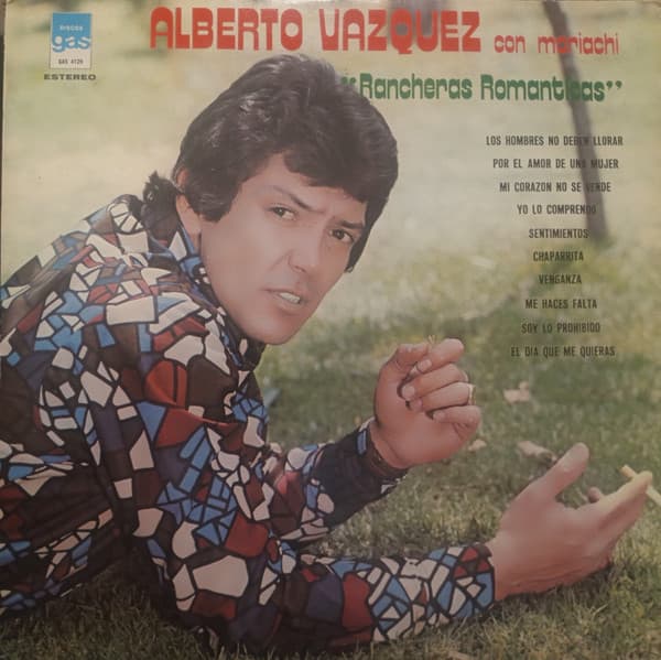 Alberto VáZquez – Con Mariachi - Rancheras RomáNticas vinyl cover art