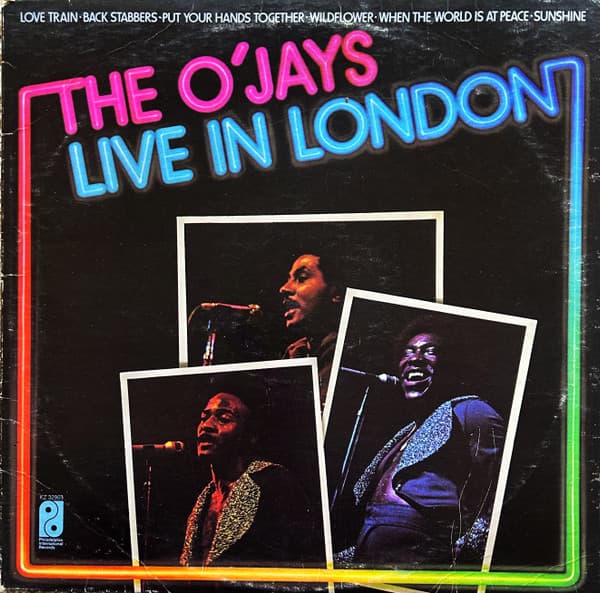 The O'Jays – Live In London vinyl cover art