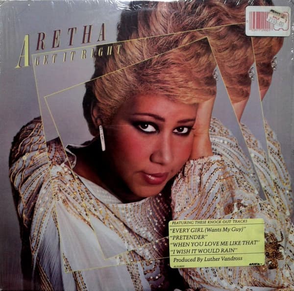 Aretha Franklin – Get It Right vinyl cover art