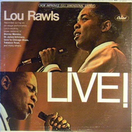 Lou Rawls – Live! vinyl cover art
