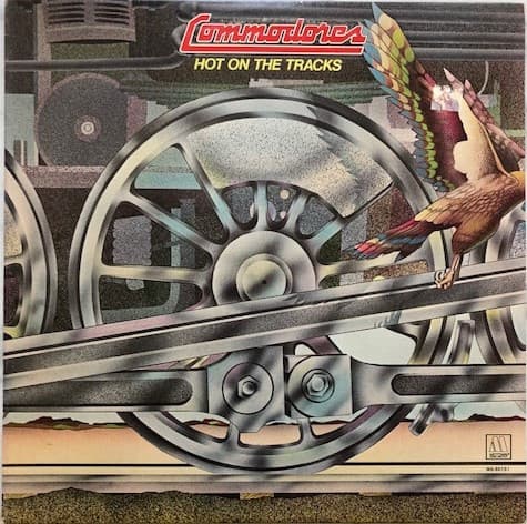 Commodores – Hot On The Tracks vinyl cover art