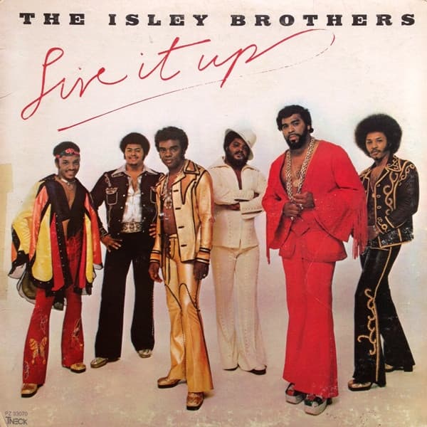 The Isley Brothers – Live It Up vinyl cover art