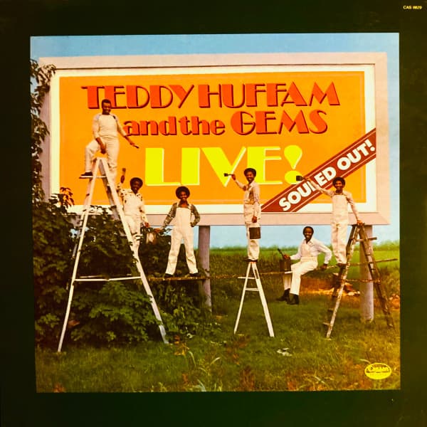 Teddy Huffam And The Gems – Souled Out - Live vinyl cover art