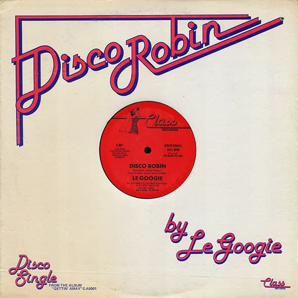 Le Googie – Disco Robin vinyl cover art