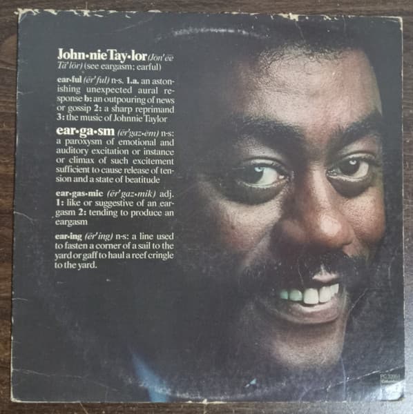 Johnnie Taylor – Eargasm vinyl cover art