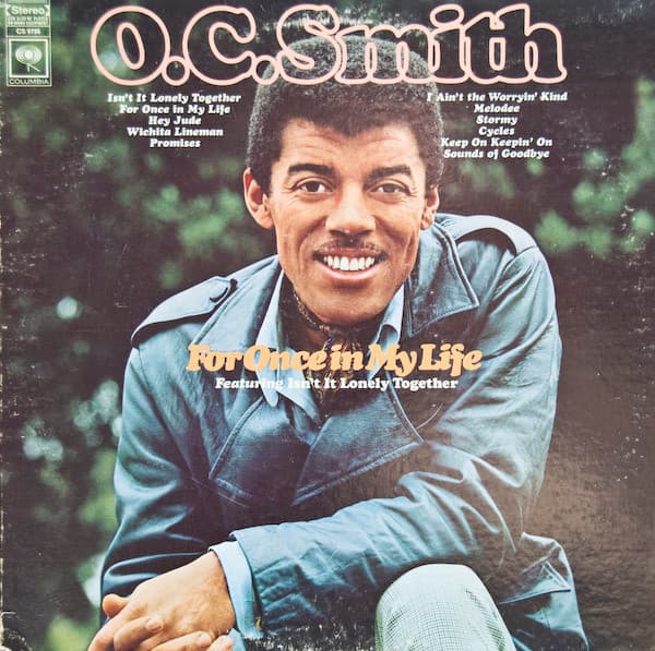 Oc Smith – For Once In My Life vinyl cover art
