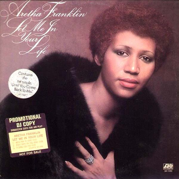 Aretha Franklin – Let Me In Your Life vinyl cover art