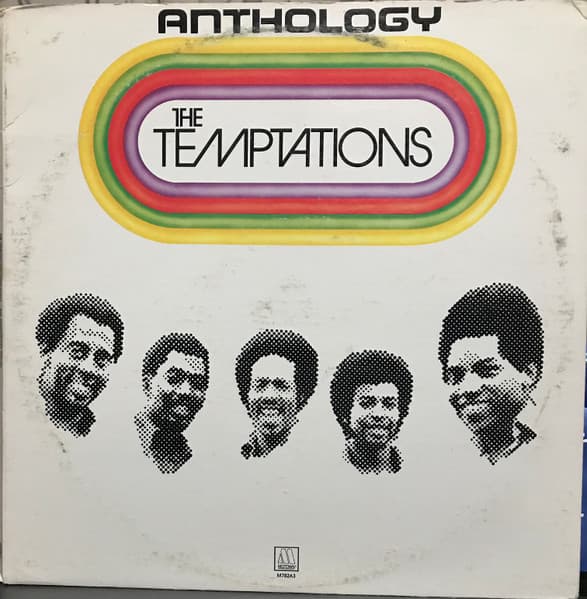 The Temptations – Anthology vinyl cover art