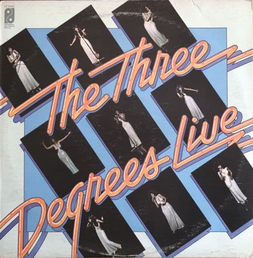The Three Degrees – The Three Degrees Live vinyl cover art