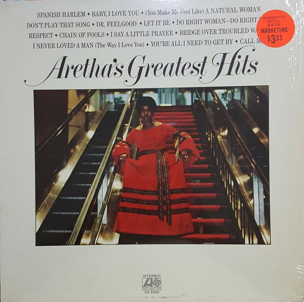 Aretha Franklin – Aretha'S Greatest Hits vinyl cover art