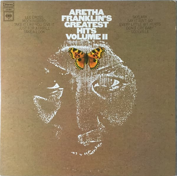 Aretha Franklin – Aretha Franklin'S Greatest Hits Volume Ii vinyl cover art