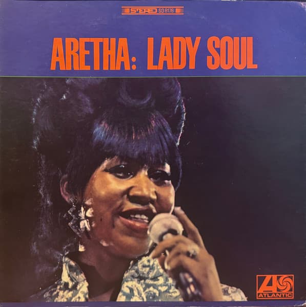 Aretha Franklin – Lady Soul vinyl cover art